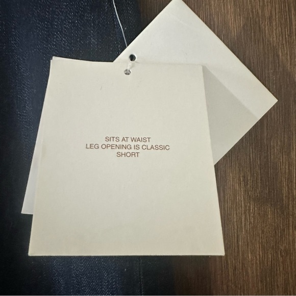 Ellen Tracy Women's Navy Indigo Denim Wide-Leg Linda Trouser Pants Sz 10 Short - Picture 8 of 12